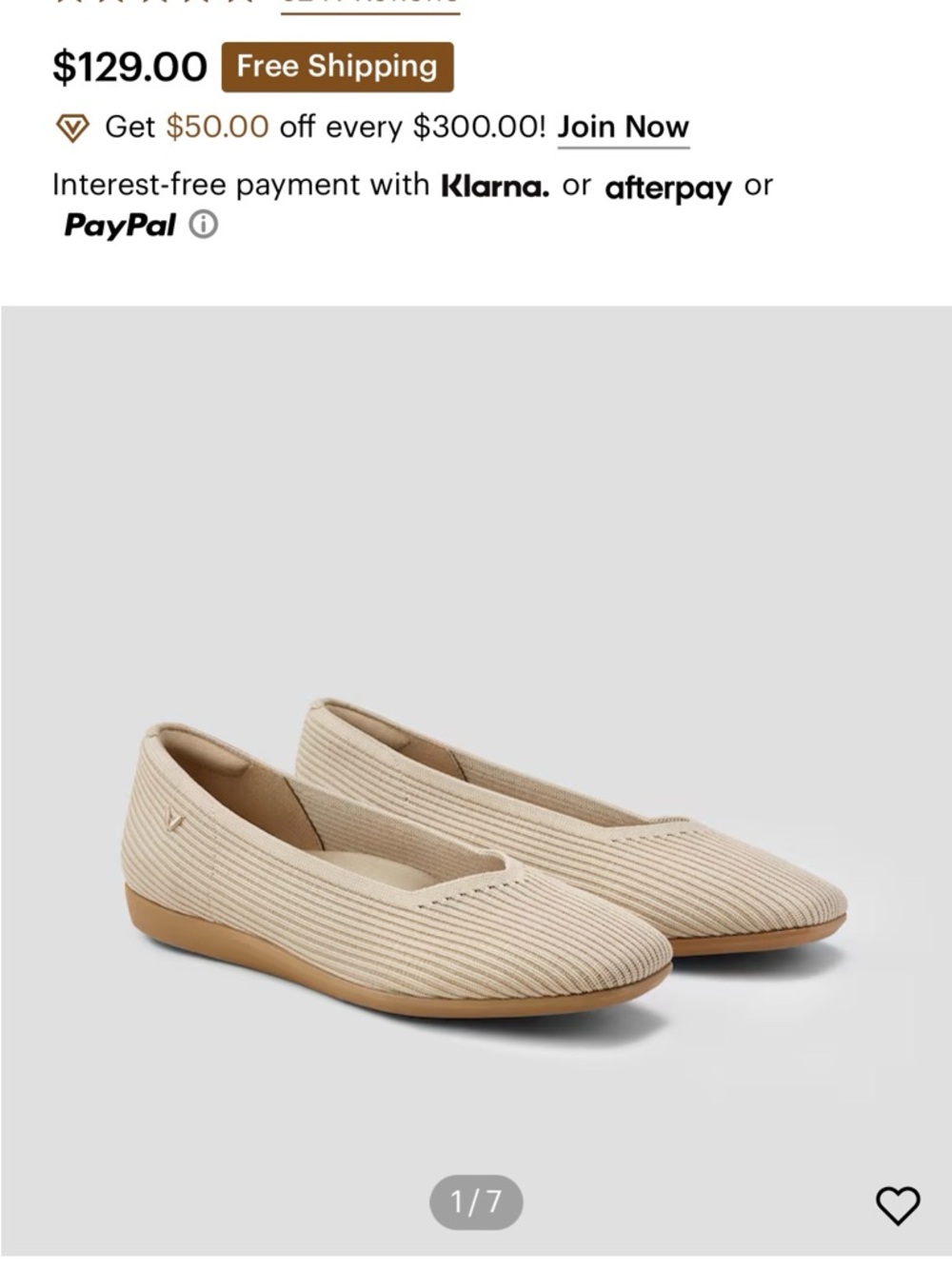 Vivaia Margot Square Toe V-Cut Flats 41